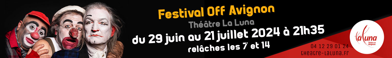 Les 3clowns au Festival Off Avignon